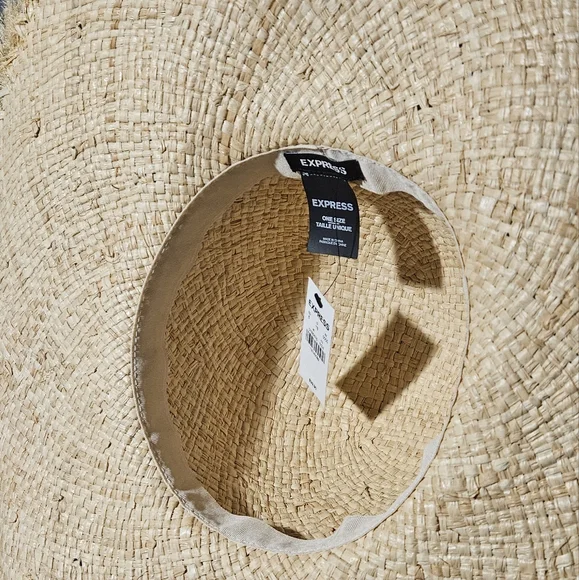Nwt Express Straw Floppy Hat - Picture 12 of 13